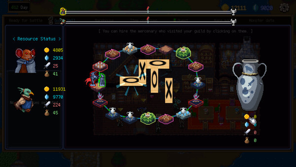 Игра Backpacker Guild, скриншот