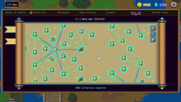 Игра Backpacker Guild, скриншот