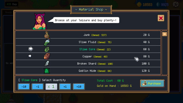Игра Backpacker Guild, скриншот
