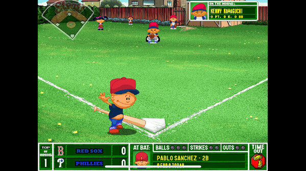 Игра Backyard Baseball '01, скриншот