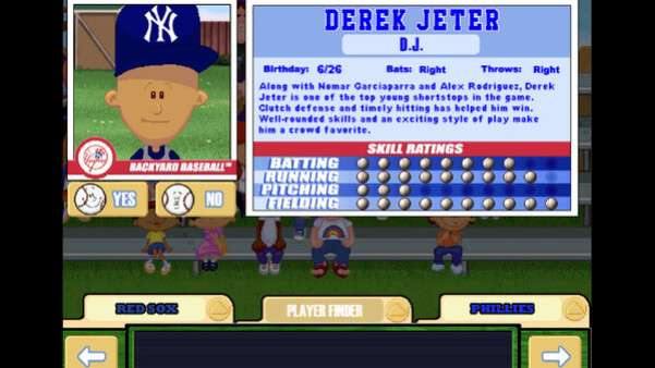 Игра Backyard Baseball '01, скриншот