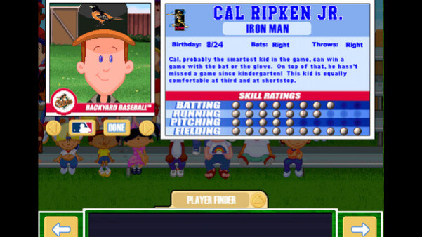 Игра Backyard Baseball '01, скриншот