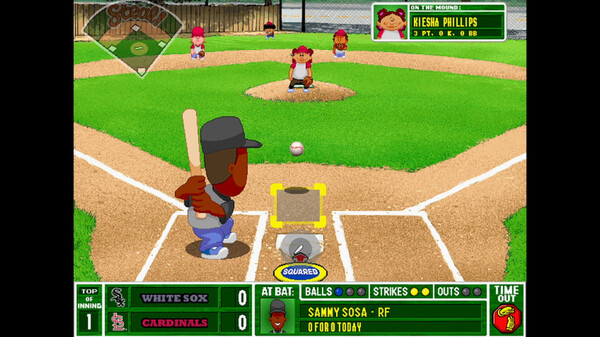 Игра Backyard Baseball '01, скриншот