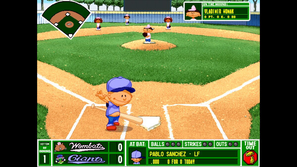 Игра Backyard Baseball '97, скриншот