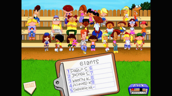 Игра Backyard Baseball '97, скриншот