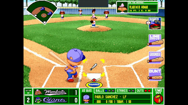 Игра Backyard Baseball '97, скриншот
