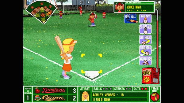 Игра Backyard Baseball '97, скриншот