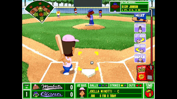Игра Backyard Baseball '97, скриншот