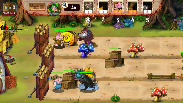 Игра Bacon Tales - Between Pigs and Wolves, скриншот