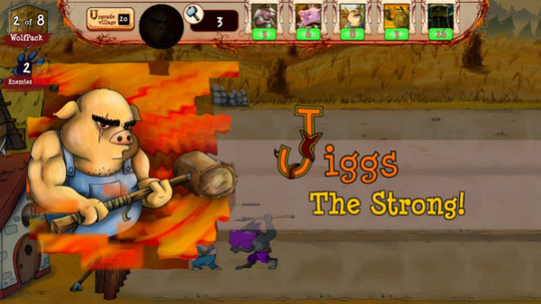 Игра Bacon Tales - Between Pigs and Wolves, скриншот