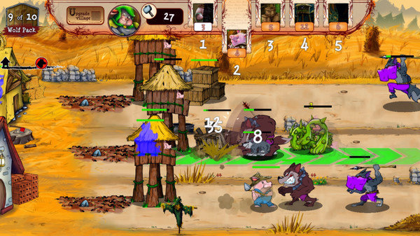 Игра Bacon Tales - Between Pigs and Wolves, скриншот