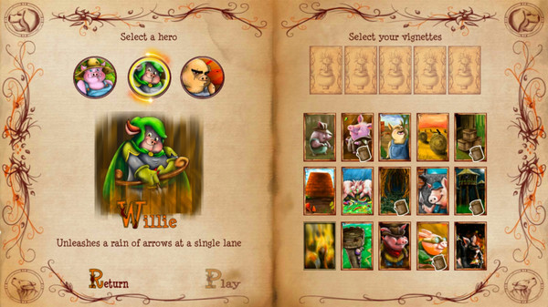 Игра Bacon Tales - Between Pigs and Wolves, скриншот