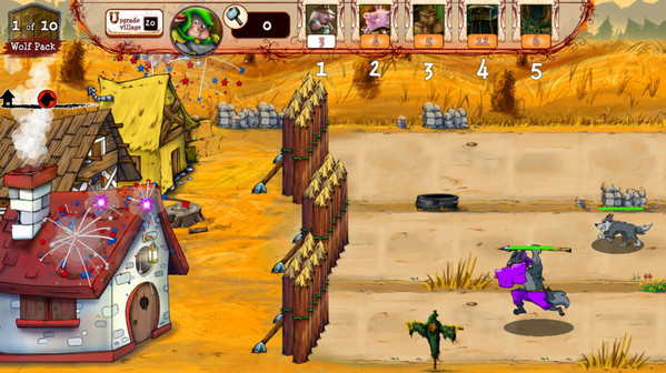 Игра Bacon Tales - Between Pigs and Wolves, скриншот