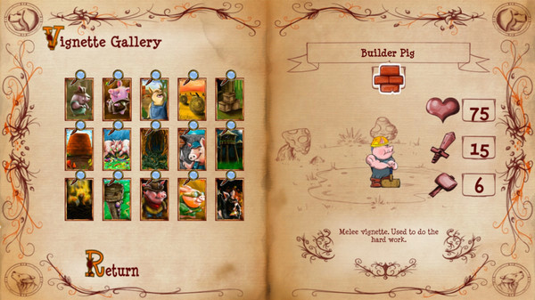 Игра Bacon Tales - Between Pigs and Wolves, скриншот