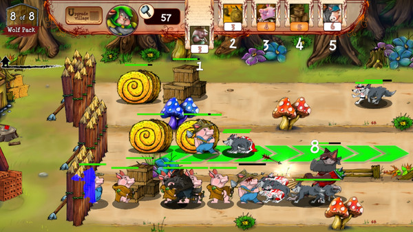 Игра Bacon Tales - Between Pigs and Wolves, скриншот
