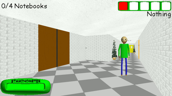 Игра Baldi's Basics Plus, скриншот