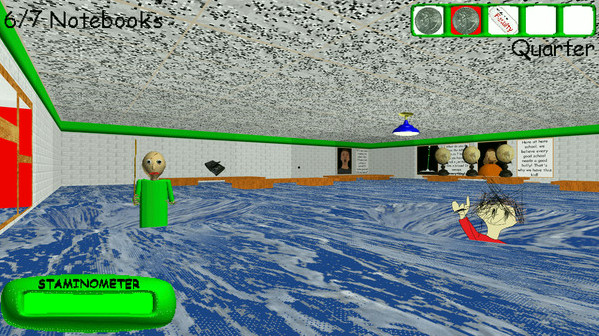 Игра Baldi's Basics Plus, скриншот