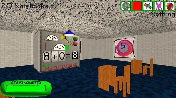 Игра Baldi's Basics Plus, скриншот