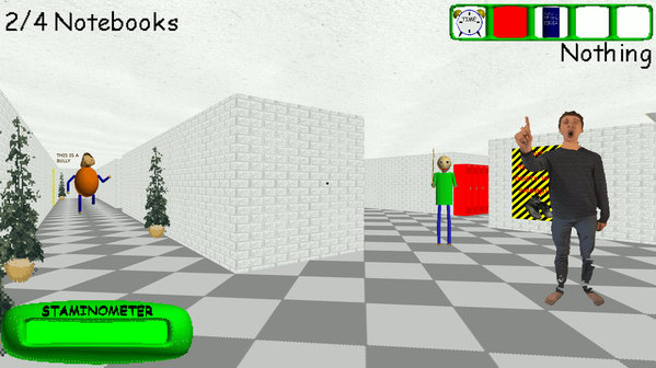 Игра Baldi's Basics Plus, скриншот