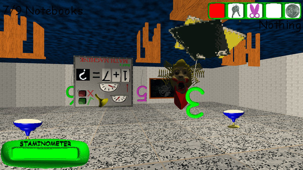 Игра Baldi's Basics Plus, скриншот
