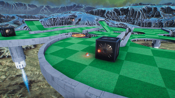 Игра Ballistic Mini Golf, скриншот