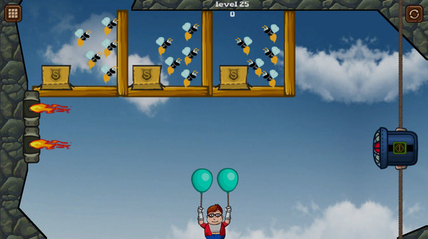 Игра Balloon Saga, скриншот