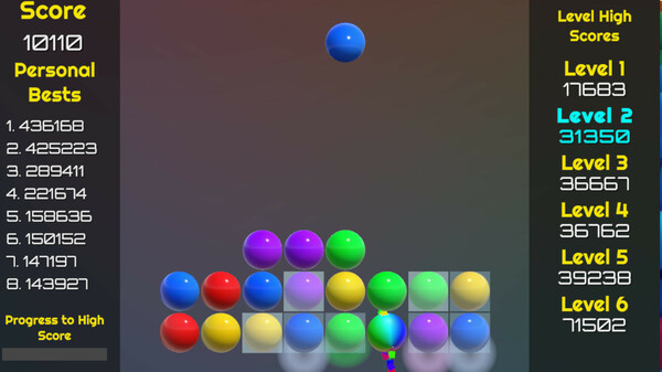 Игра BallStack, скриншот