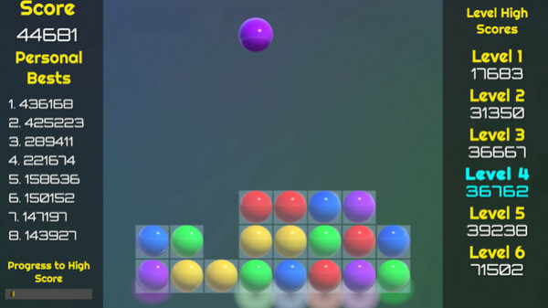 Игра BallStack, скриншот