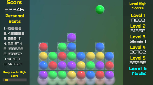 Игра BallStack, скриншот