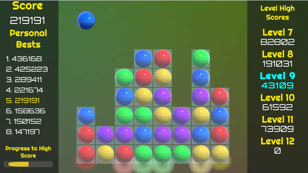 Игра BallStack, скриншот