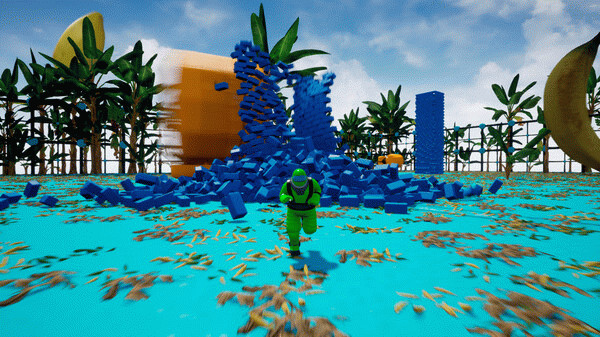 Игра Banana Ragdoll, скриншот