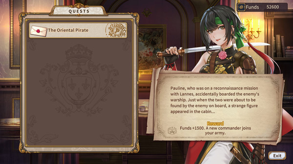 Игра Banner of the Maid - The Oriental Pirate, скриншот