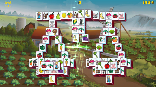 Игра Barnyard Mahjong 3, скриншот