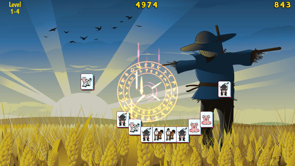 Игра Barnyard Mahjong 3, скриншот