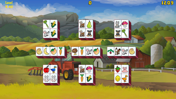 Игра Barnyard Mahjong 3, скриншот