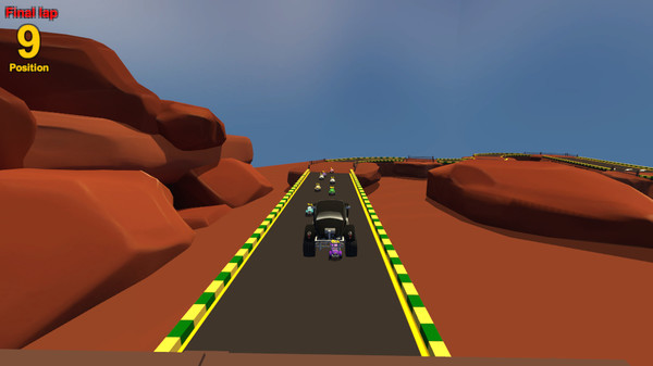 Игра Barro Racing, скриншот