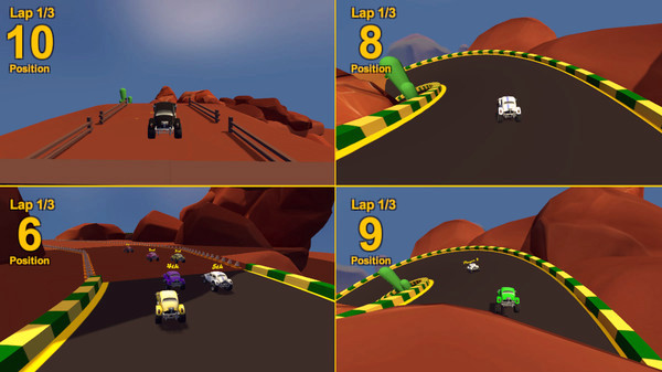 Игра Barro Racing, скриншот