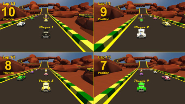 Игра Barro Racing, скриншот