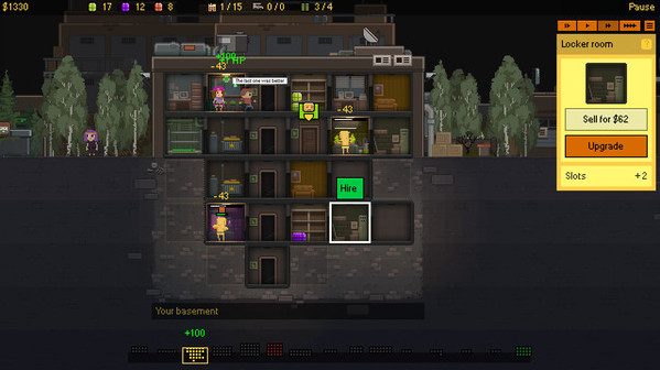 Игра Basement, скриншот