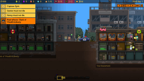 Игра Basement, скриншот