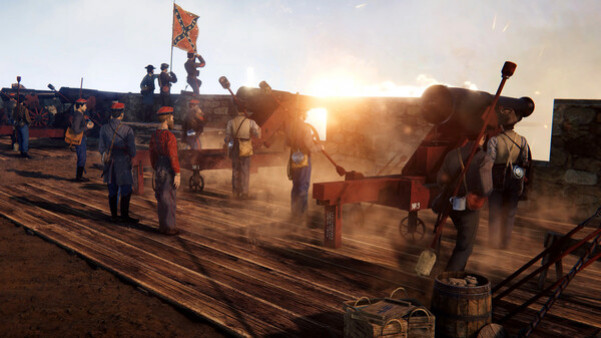 Игра Battle Cry of Freedom, скриншот