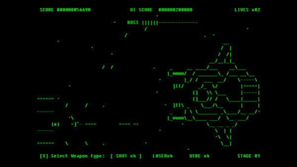 Игра Battle for Asciion, скриншот