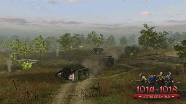 Игра Battle of Empires : 1914-1918 - Blazing guns, скриншот