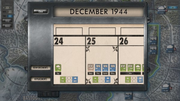 Игра Battle of the Bulge, скриншот