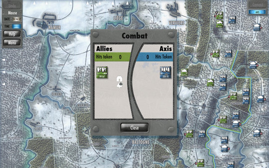 Игра Battle of the Bulge, скриншот