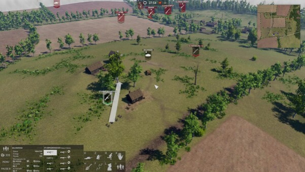 Игра Battlefield Commander WWII, скриншот