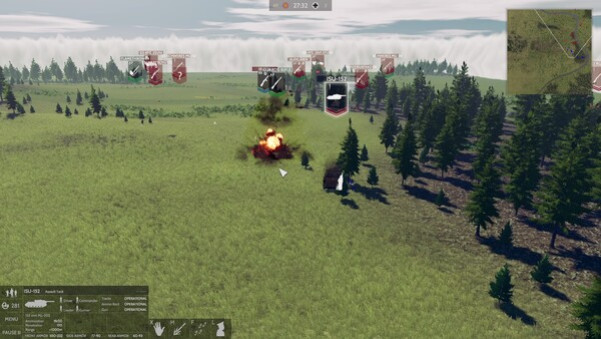 Игра Battlefield Commander WWII, скриншот