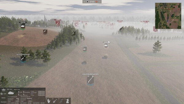 Игра Battlefield Commander WWII, скриншот