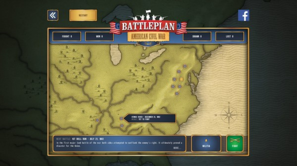Игра Battleplan: American Civil War, скриншот