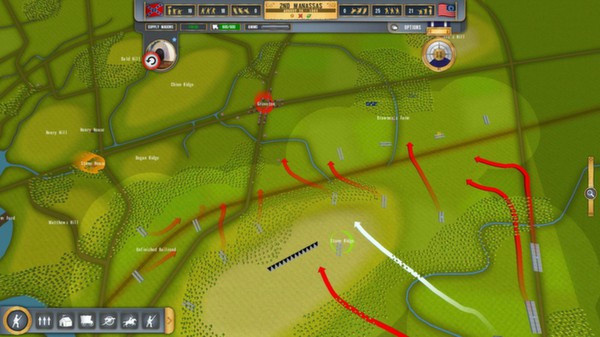 Игра Battleplan: American Civil War, скриншот